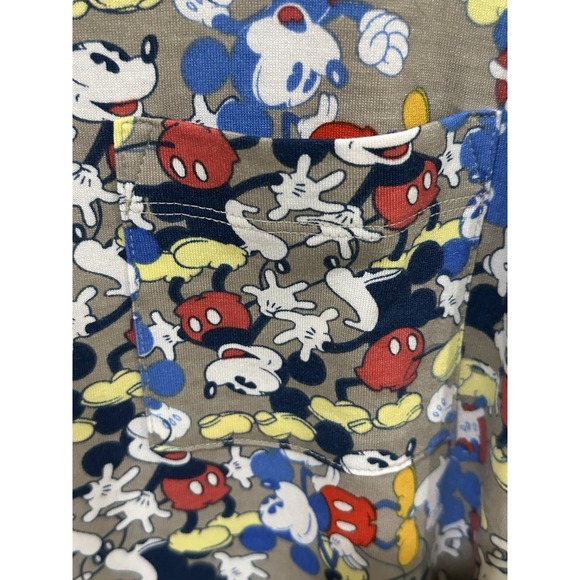 NWT Lularoe Disney Carly Dress Mickey Mouse Gray Small Hi-Low Pocket - Picture 3 of 10